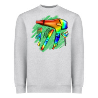 Heather Grey Hairdresser Heavyweight Sweatshirt - Jasminsmagicworld