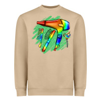 Mushroom Hairdresser Heavyweight Sweatshirt - Jasminsmagicworld