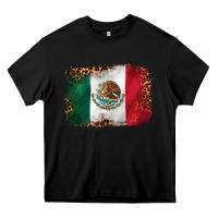 Black mexican and leopard flag Heavy Core Tee - CTS Tumbler Store