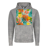 Cloud Rock pineapple and lemon seamless pattern Vintage Hoodie - BundleAndBundleShop