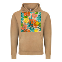 Vintage Camel pineapple and lemon seamless pattern Vintage Hoodie - BundleAndBundleShop
