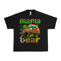 Black st patricks mama  bear Urban Heavy Tee - AdoDesignShop