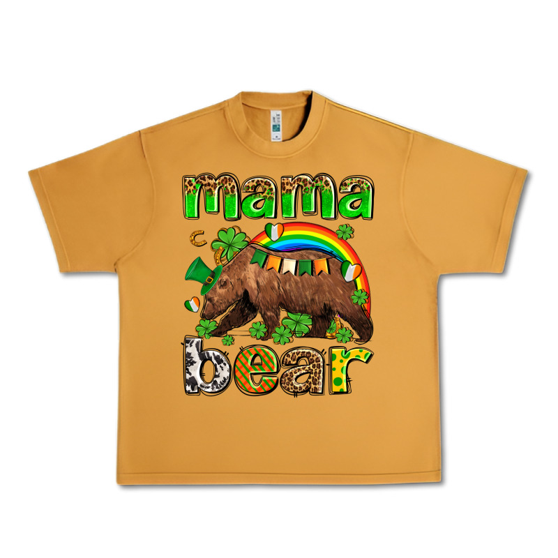 St Patricks Mama  Bear Urban Heavy Tee by AdoDesignShop | Teevron