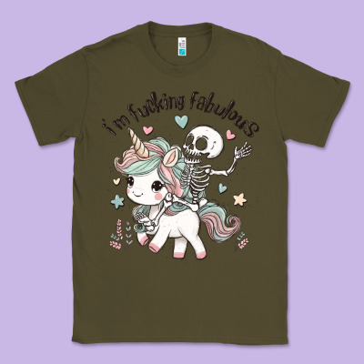 I'm Fucking Fabulous Classic Tee Designed By Maliassmallbusiness