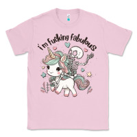 Bubblegum Pink i'm fucking fabulous Classic Tee - MaliasSmallBusiness