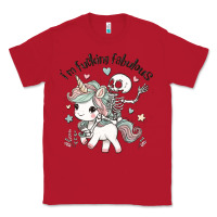 Red i'm fucking fabulous Classic Tee - MaliasSmallBusiness