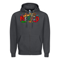 Smoke colorful mexico collage Zipper Hoodie - LillyAllenDesigns