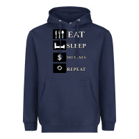 Navy Tax Day Eat Sleep Do Taxes Repeat Gift Heavyweight Hoodie - Bettercallsaul