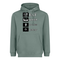Sage Tax Day Eat Sleep Do Taxes Repeat Gift Heavyweight Hoodie - Bettercallsaul