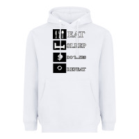White Tax Day Eat Sleep Do Taxes Repeat Gift Heavyweight Hoodie - Bettercallsaul