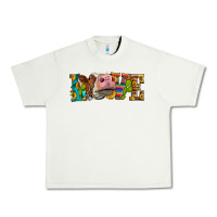 Pistachio Western Love Simmental Cow Urban Heavy Tee - LillyAllenDesigns