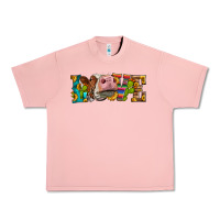 Salmon Western Love Simmental Cow Urban Heavy Tee - LillyAllenDesigns