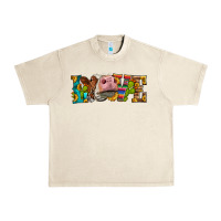 Sandshell Western Love Simmental Cow Urban Heavy Tee - LillyAllenDesigns