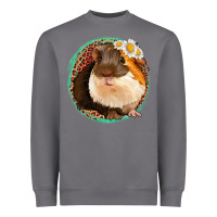 Storm floral leopard guinea pigs Heavyweight Sweatshirt - Jasminsmagicworld