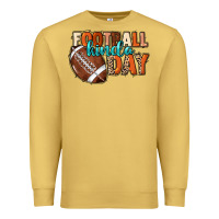 Antique Gold Football kinda day Premium Sweatshirt - NancyCooperArtShop