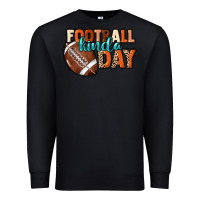 Black Football kinda day Premium Sweatshirt - NancyCooperArtShop