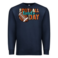 Navy Football kinda day Premium Sweatshirt - NancyCooperArtShop