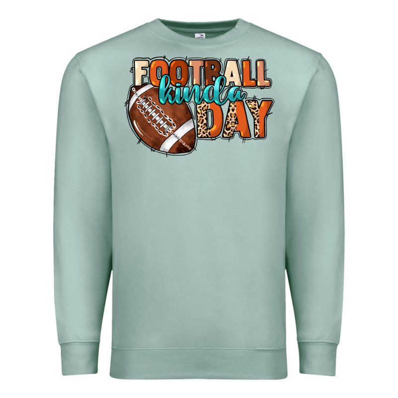 Football Kinda Day Premium Sweatshirt by NancyCooperArtShop | Teevron