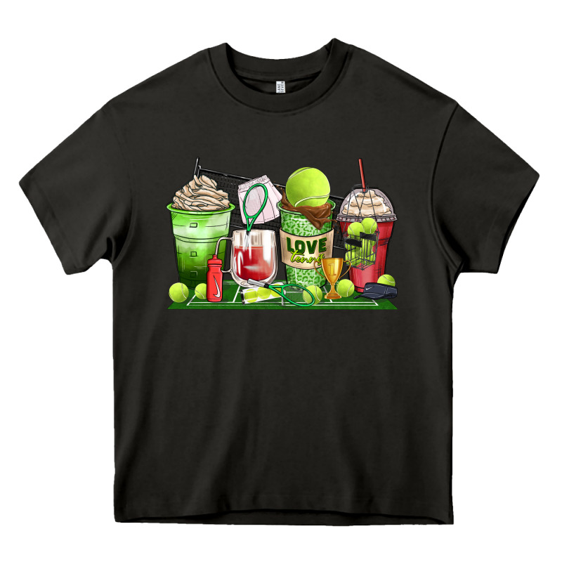 Tennis Coffee Cups Heavy Core Tee by Zillion Design Studio | Teevron