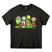 Asphalt tennis coffee cups Heavy Core Tee - Zillion Design Studio
