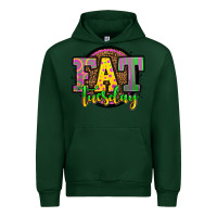 Forest Green mardi gras fat tuesday Urban Hoodie - OliviaCreatesArt