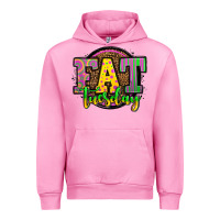 Fuchsia Pink mardi gras fat tuesday Urban Hoodie - OliviaCreatesArt
