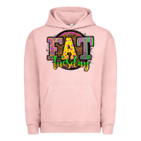 Pigment Salmon mardi gras fat tuesday Urban Hoodie - OliviaCreatesArt