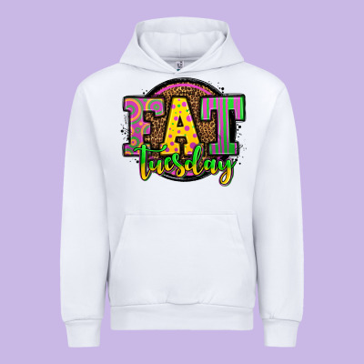 Mardi Gras Fat Tuesday Urban Hoodie Designed By Oliviacreatesart