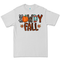 Dove Grey howdy fall Premium Tee - CowhideDigitalArt