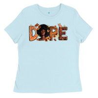 Baby Blue dope melanin Ladies Tee - Zillion Design Studio