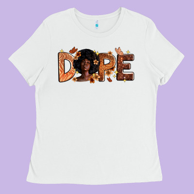 Dope Melanin Ladies Tee Designed By Zillion Design Studio