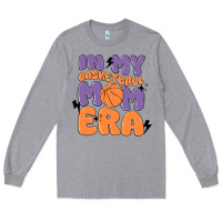 Heather Grey in my basketball mom era Long Sleeve Tee - MaliasSmallBusiness