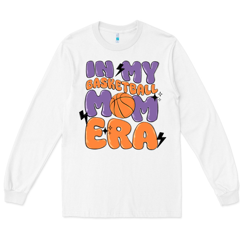 In My Basketball Mom Era Long Sleeve Tee by MaliasSmallBusiness | Teevron