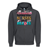 Smoke caregiver because nurses need heroes Zipper Hoodie - LillyAllenDesigns