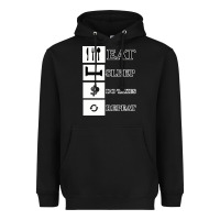 Black Tax Day Eat Sleep Do Taxes Repeat Gift Heavyweight Hoodie - Bettercallsaul