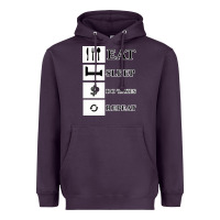 Plum Tax Day Eat Sleep Do Taxes Repeat Gift Heavyweight Hoodie - Bettercallsaul