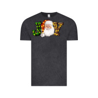 Vintage Black Christmas santa clause joy Vintage Tee - AdoDesignShop