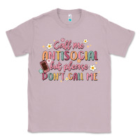 Lilac call me antisocial but please don't call me Classic Tee - MaliasSmallBusiness