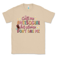 Mushroom call me antisocial but please don't call me Classic Tee - MaliasSmallBusiness