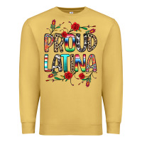 Antique Gold Proud Latina Premium Sweatshirt - texasbilliewilder
