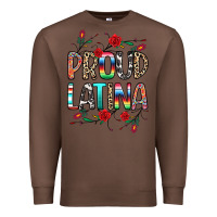 Chestnut Proud Latina Premium Sweatshirt - texasbilliewilder