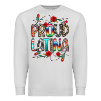 Dove Grey Proud Latina Premium Sweatshirt - texasbilliewilder