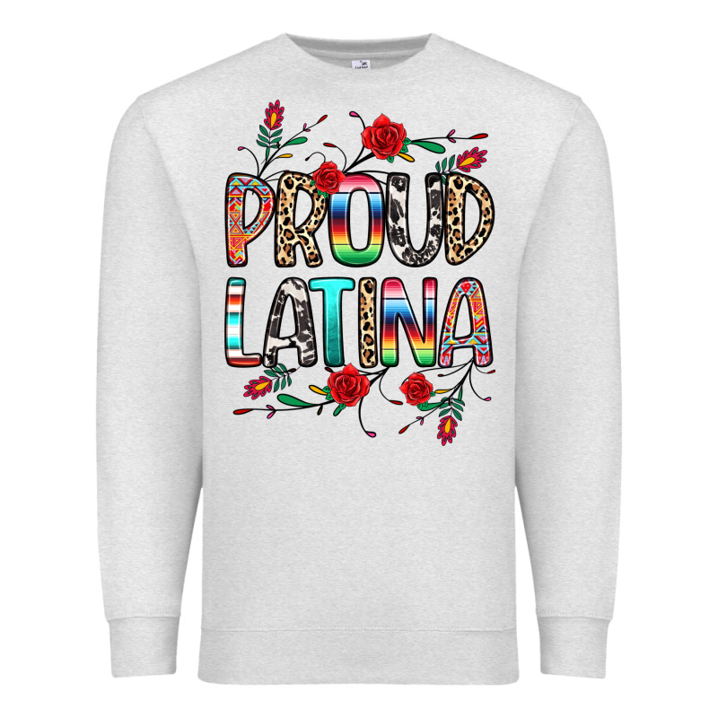 Proud Latina Premium Sweatshirt by texasbilliewilder | Teevron