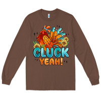 Chestnut cluck yeah Long Sleeve Tee - MaliasSmallBusiness