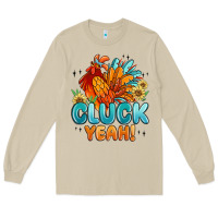 Mushroom cluck yeah Long Sleeve Tee - MaliasSmallBusiness