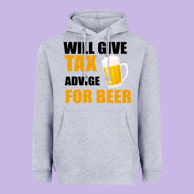 Tax Day Will Give Advice For Beer Gift Heavyweight Hoodie Designed By Bettercallsaul