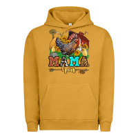 Pigment Peanut Butter mama hen western olivia Urban Hoodie - OliviaCreatesArt
