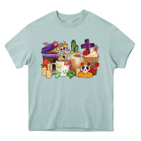 Arona mexican dia de los muertos coffee cups Heavy Core Tee - CTS Tumbler Store