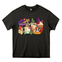 Mexican Dia De Los Muertos Coffee Cups Heavy Core Tee | Teevron