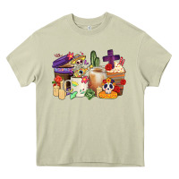 Mossy mexican dia de los muertos coffee cups Heavy Core Tee - CTS Tumbler Store